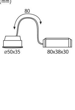 LED Modul Einbauleuchte Smart Home Zigbee 3.0 - Warmweiß 1er-Set