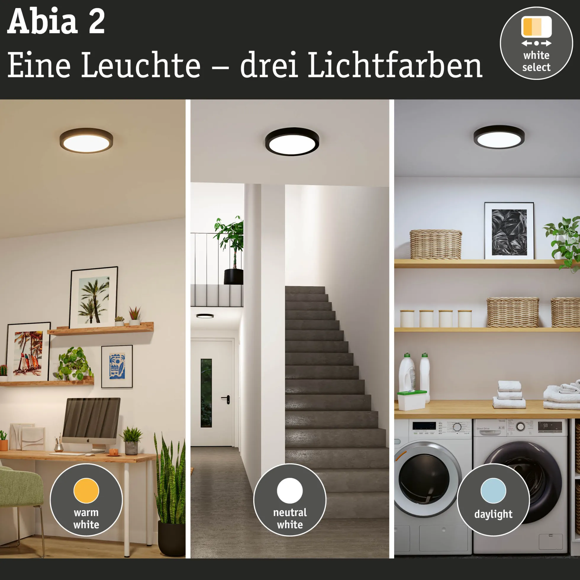 LED Panel - Abia 2 White Select