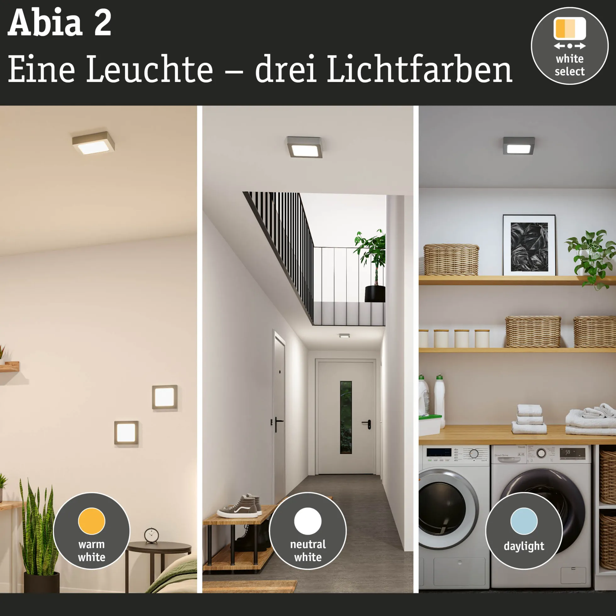 LED Panel - Abia 2 White Select