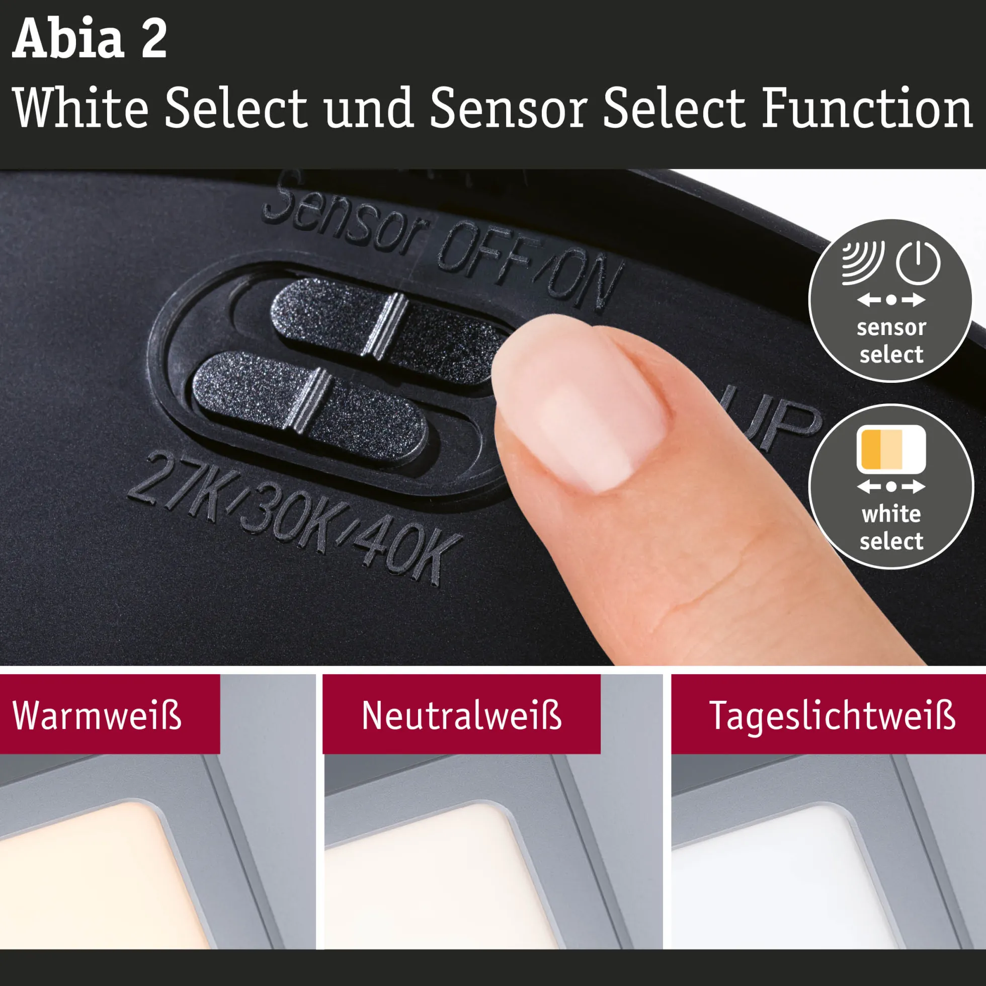 LED Panel - Abia 2 White Select