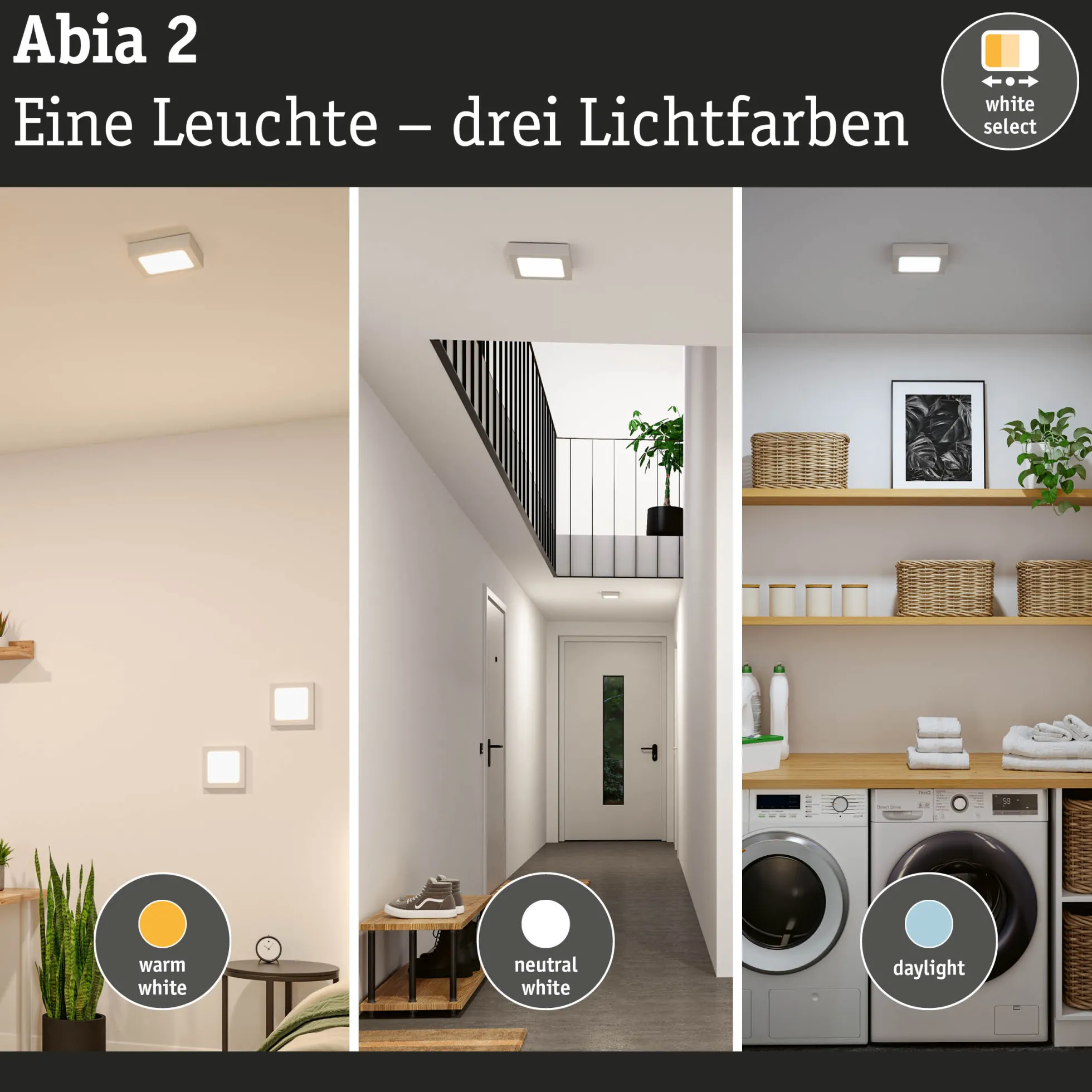 LED Panel - Abia 2 White Select