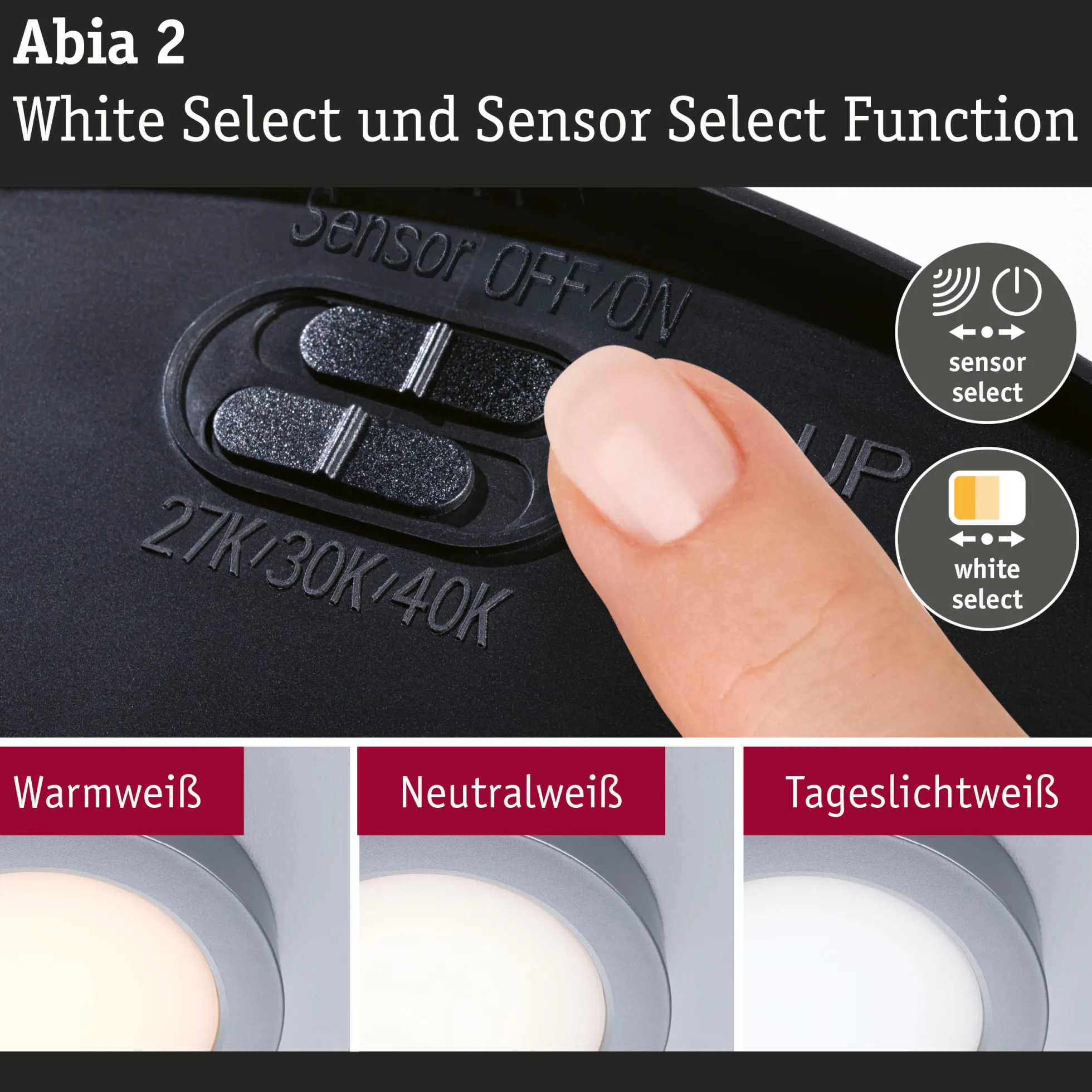 LED Panel - Abia 2 White Select