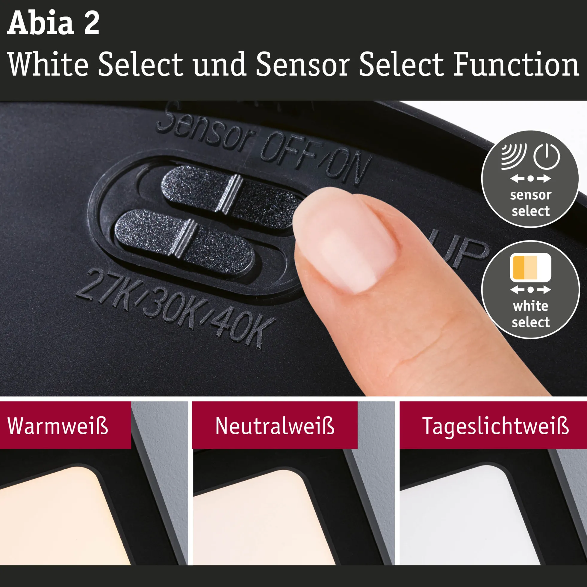 LED Panel - Abia 2 White Select