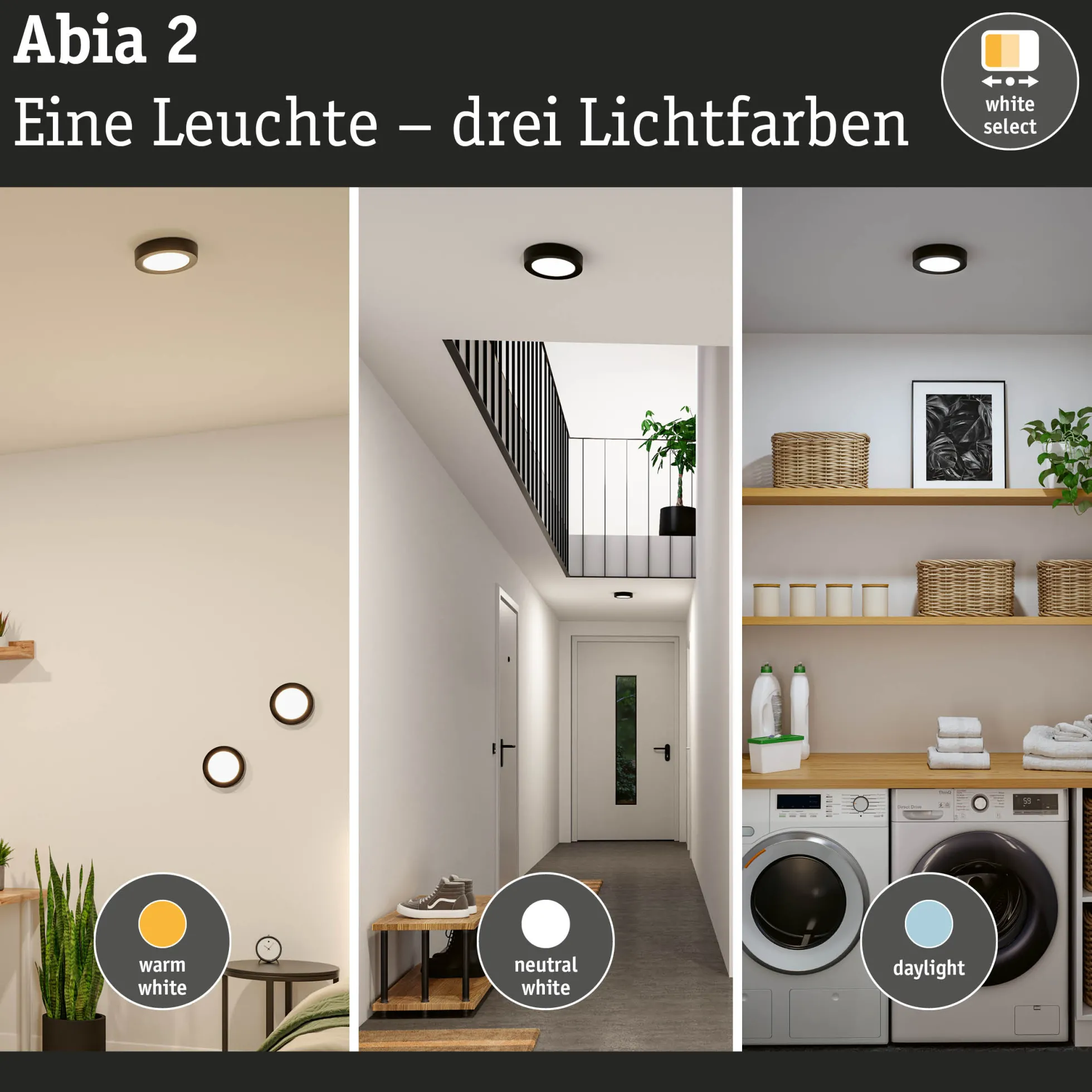 LED Panel - Abia 2 White Select