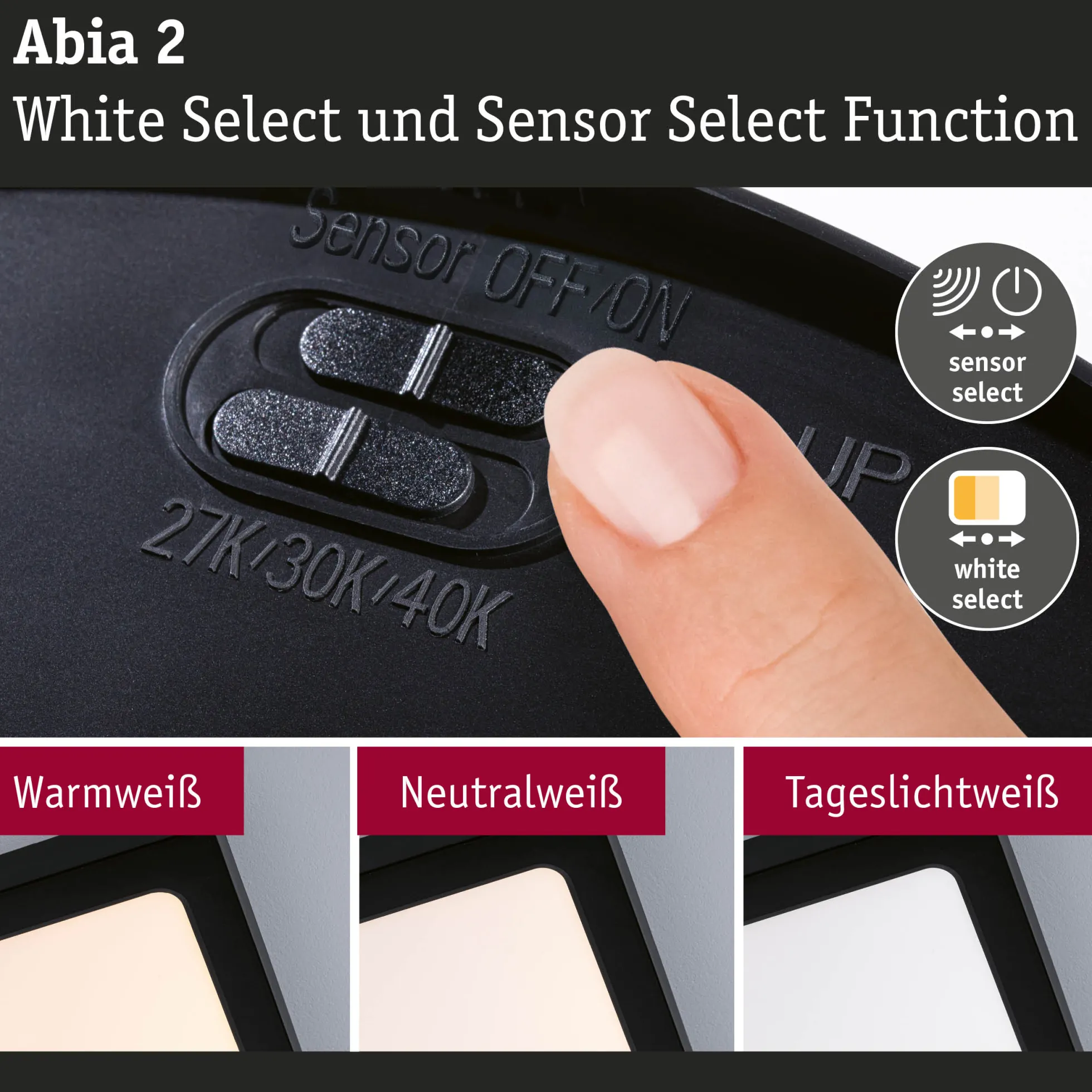 LED Panel - Abia 2 White Select