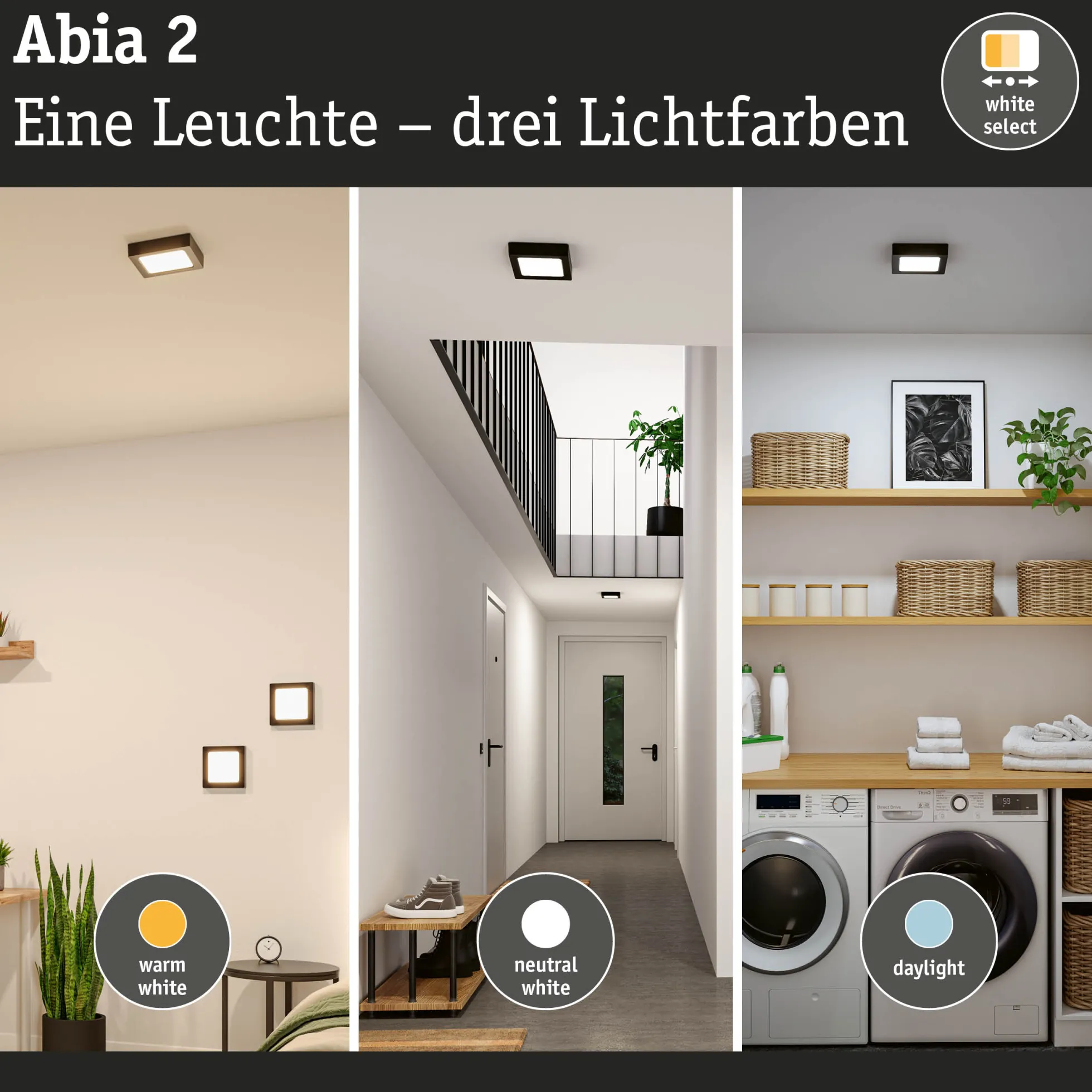 LED Panel - Abia 2 White Select