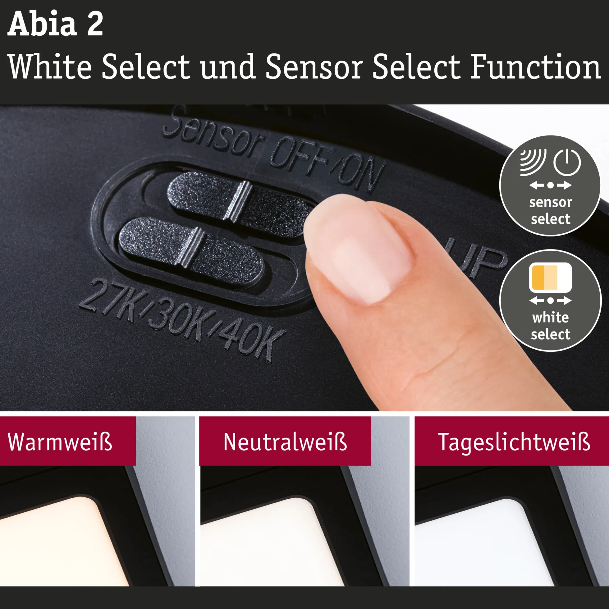 LED Panel - Abia 2 White Select