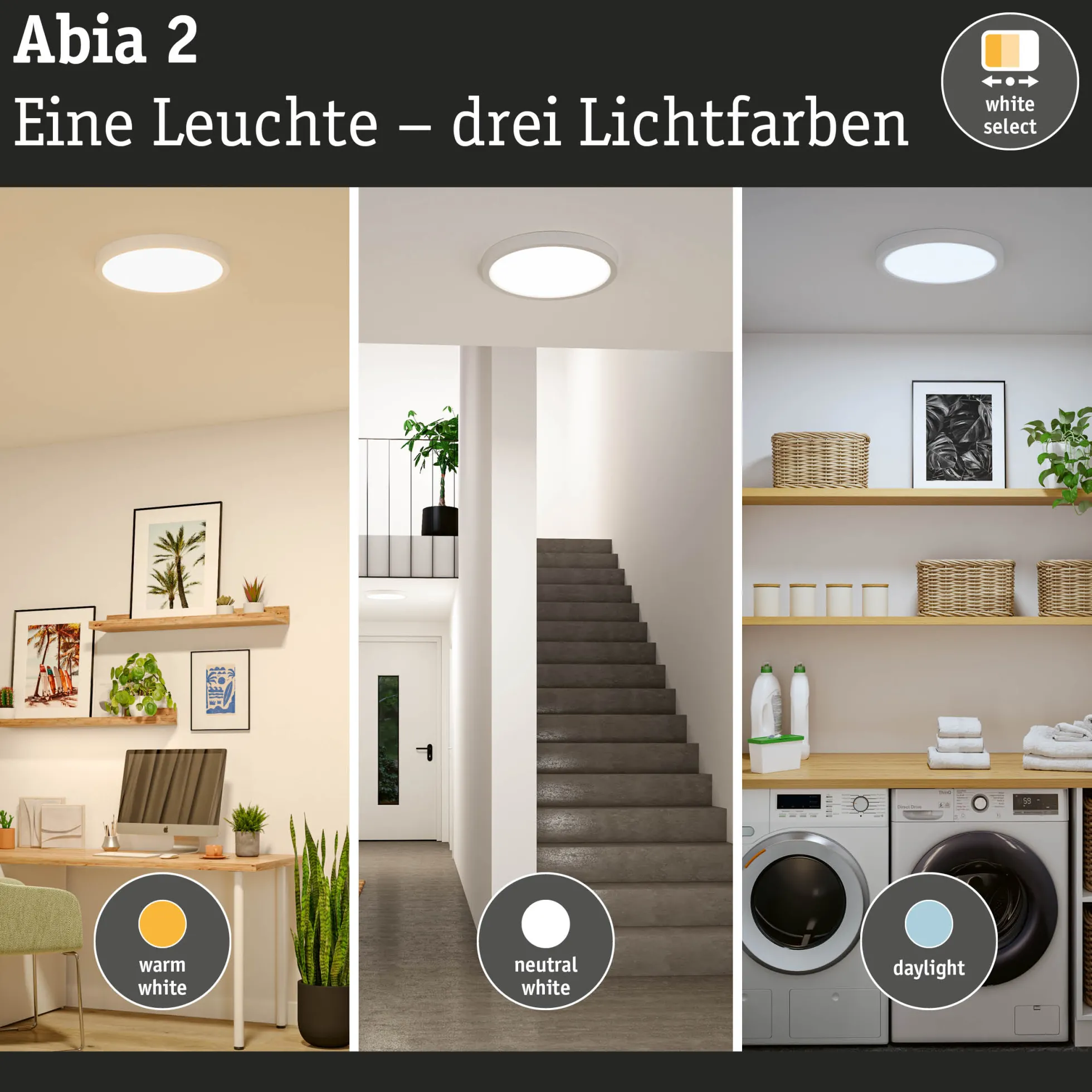 LED Panel - Abia 2 White Select