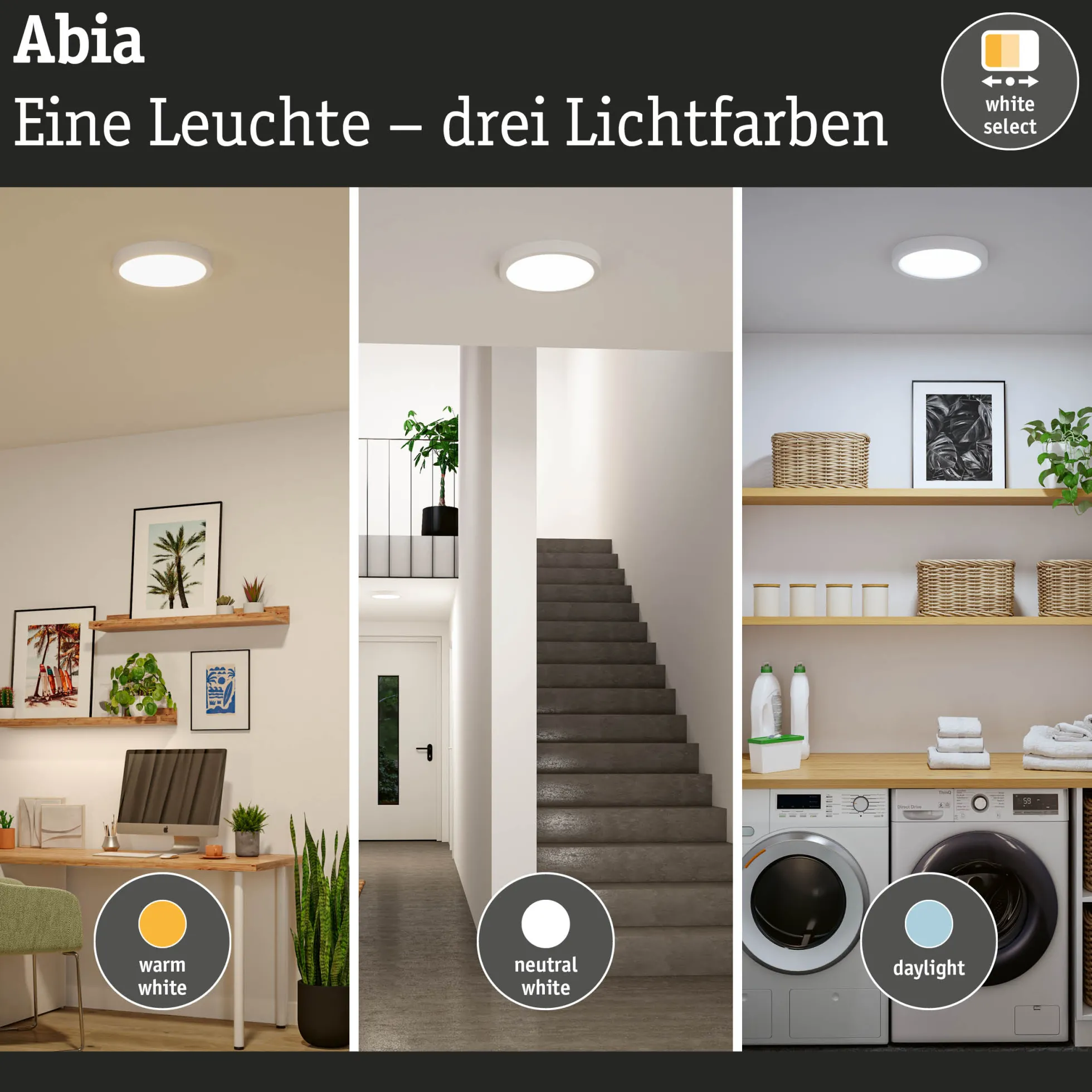 LED Panel - Abia 2 White Select