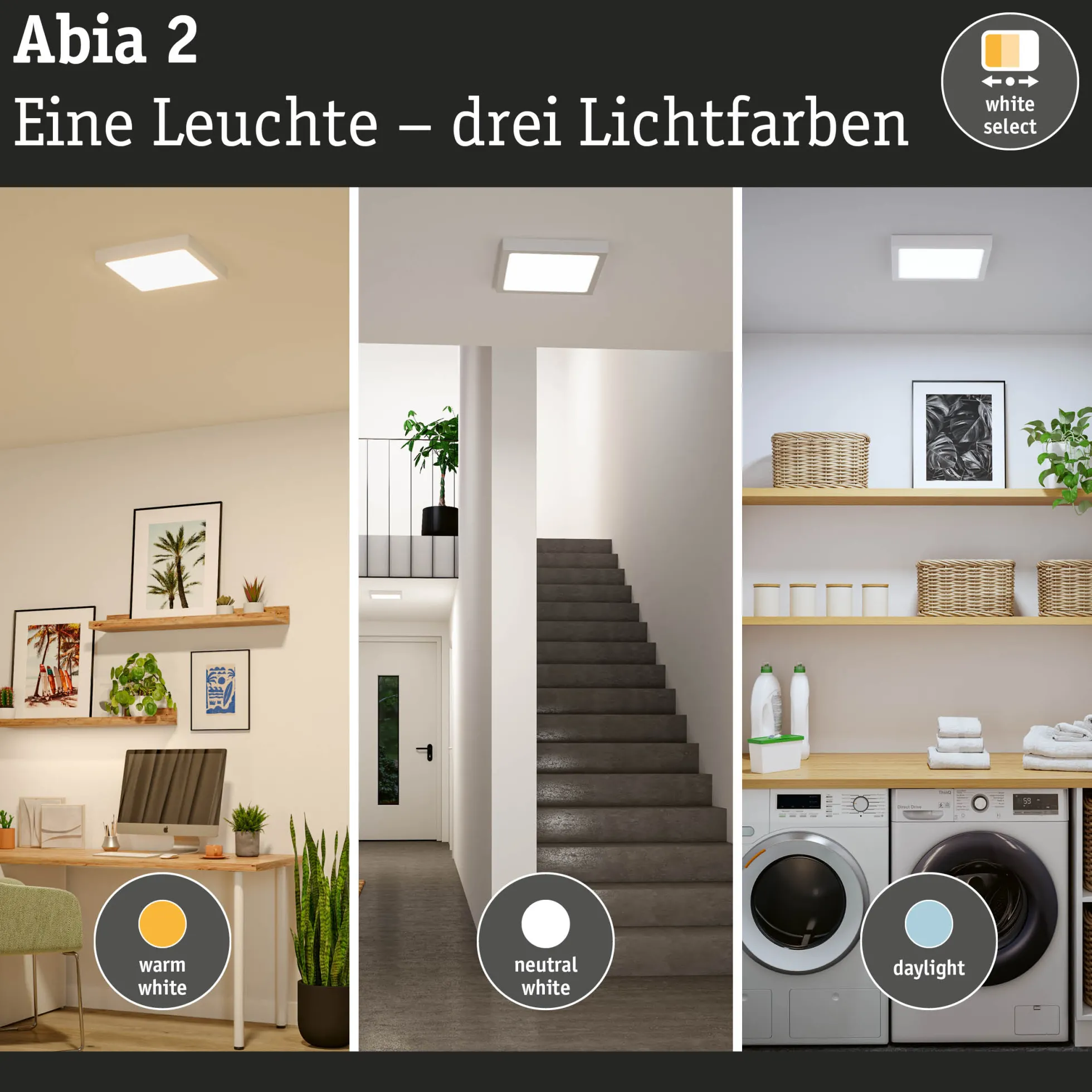 LED Panel - Abia 2 White Select