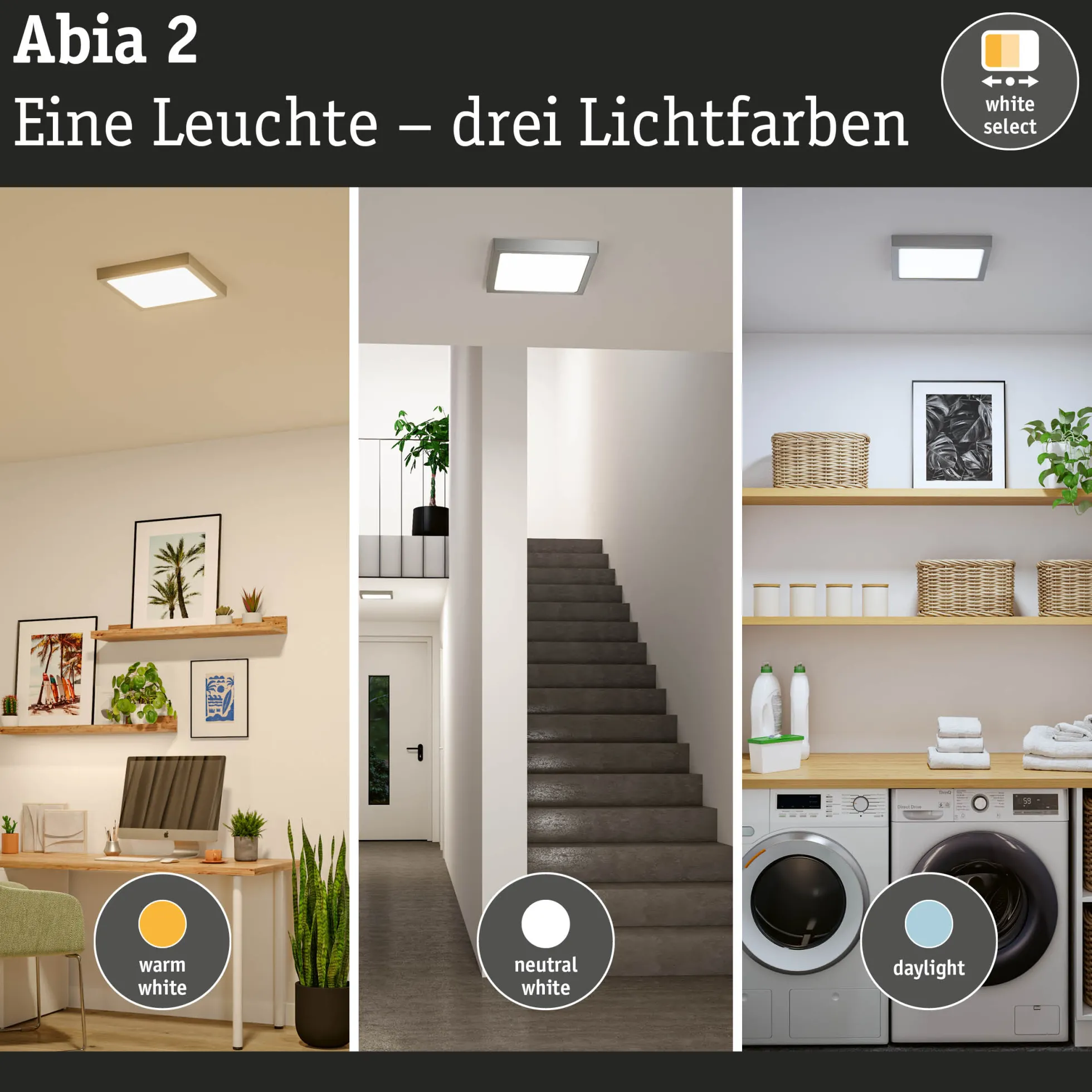 LED Panel - Abia 2 White Select