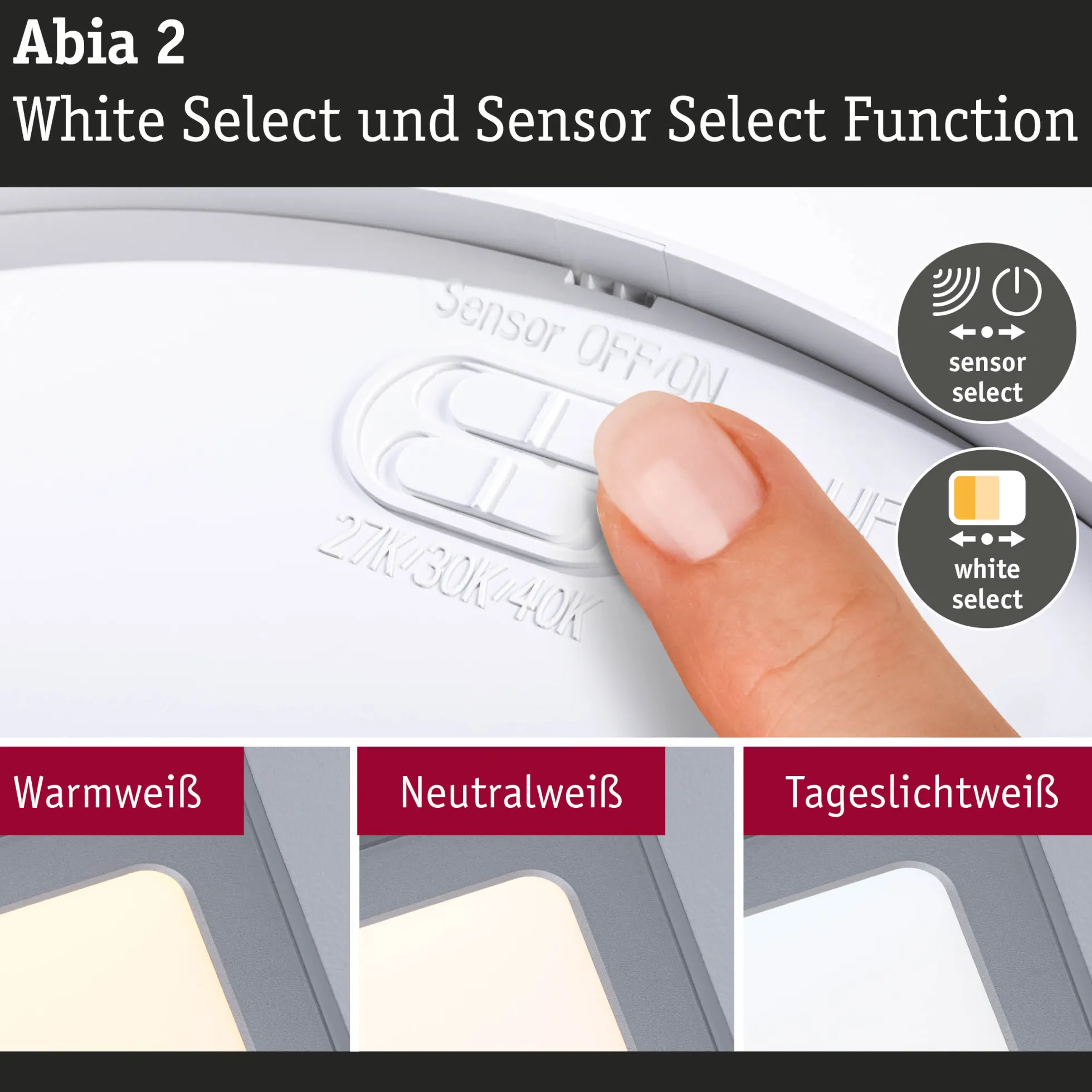 LED Panel - Abia 2 White Select