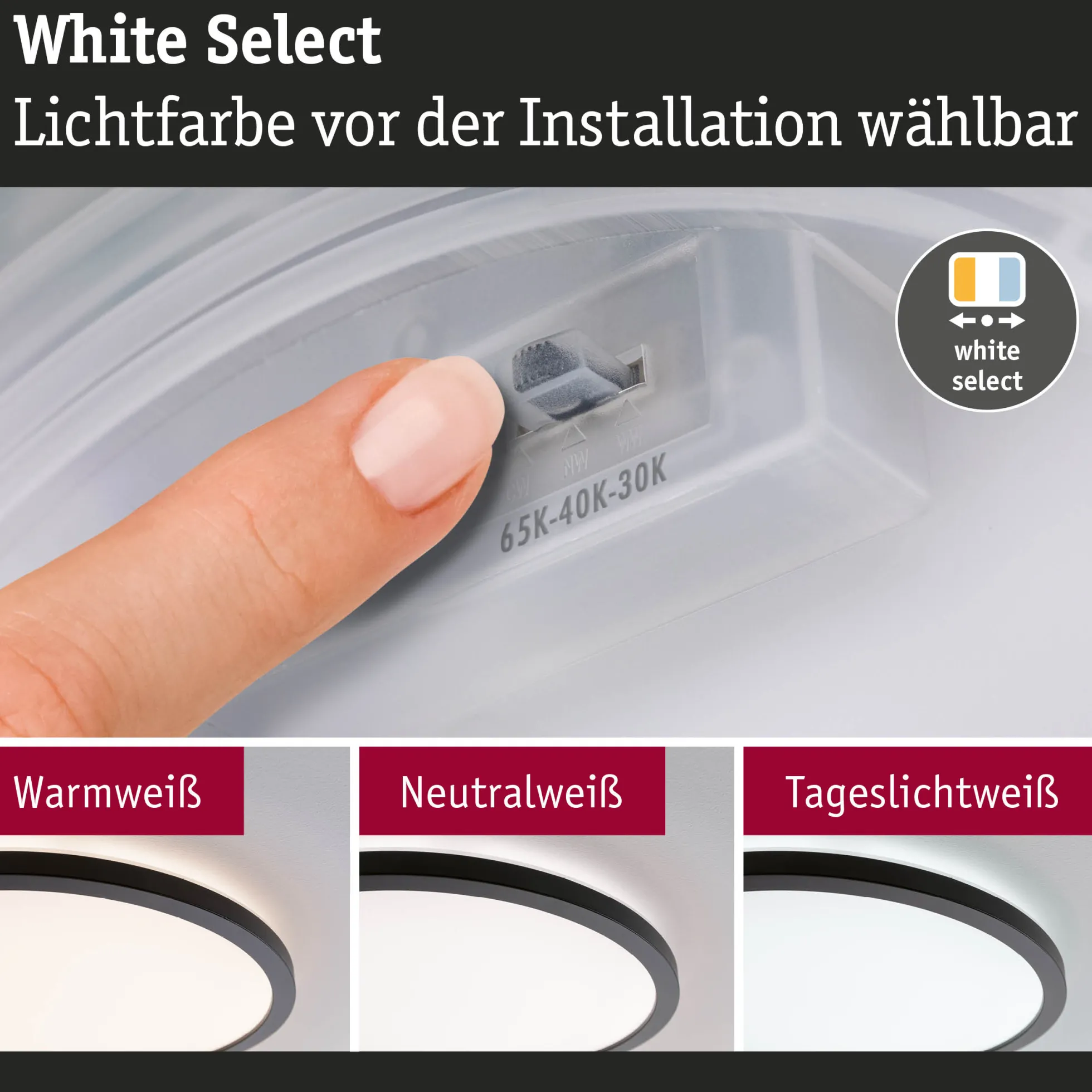 LED Panel - Atria Shine White Select