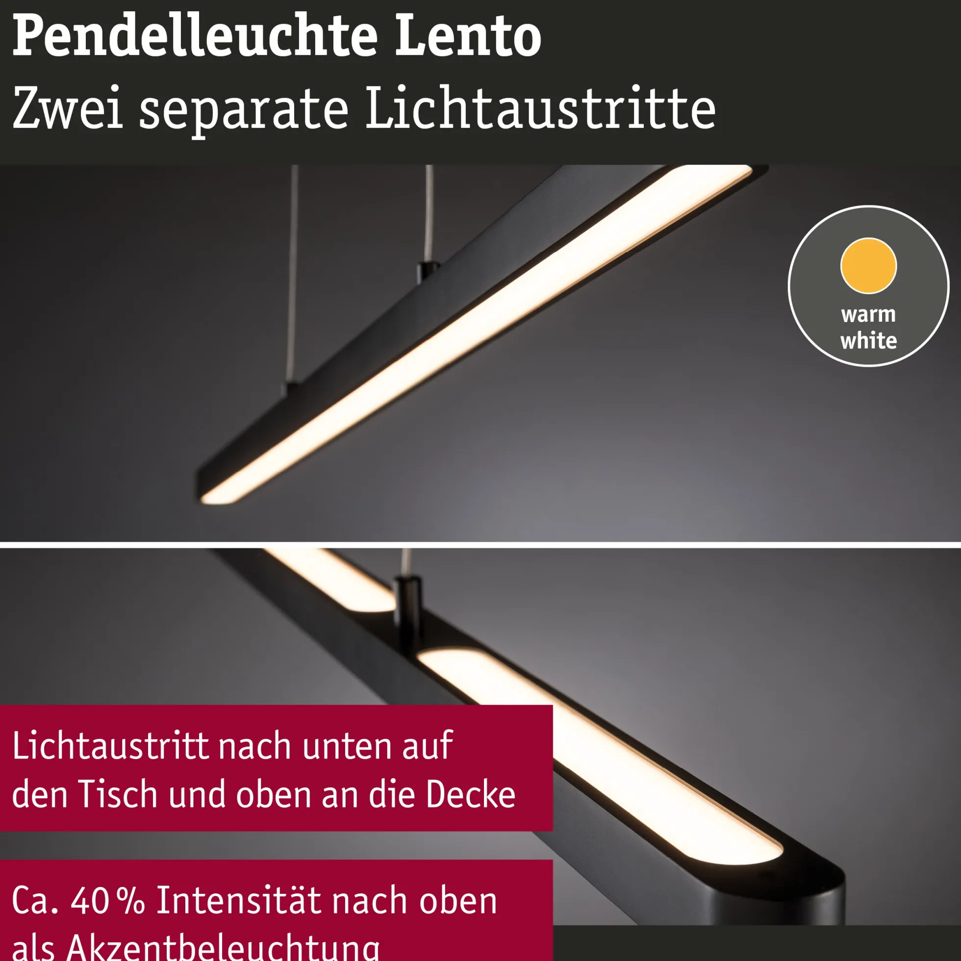 LED Pendelleuchte - Lento
