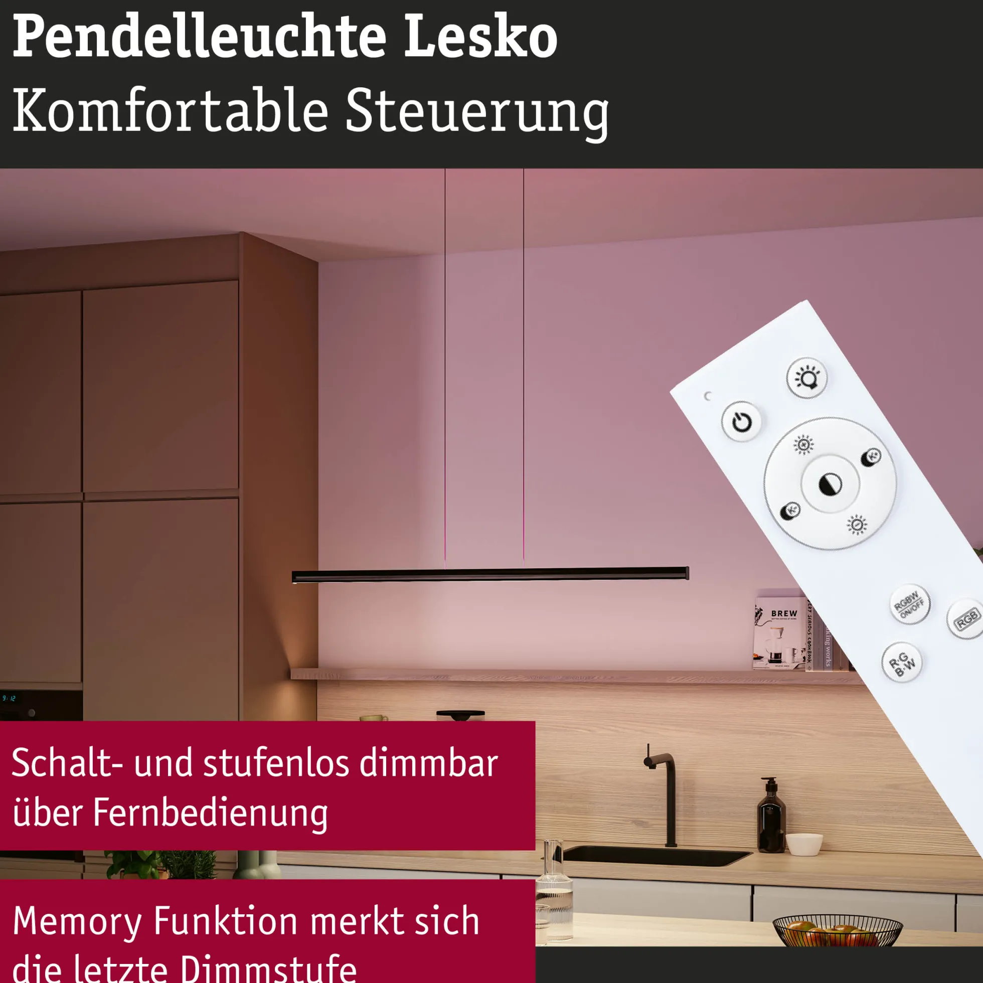 LED Pendelleuchte - Lesko