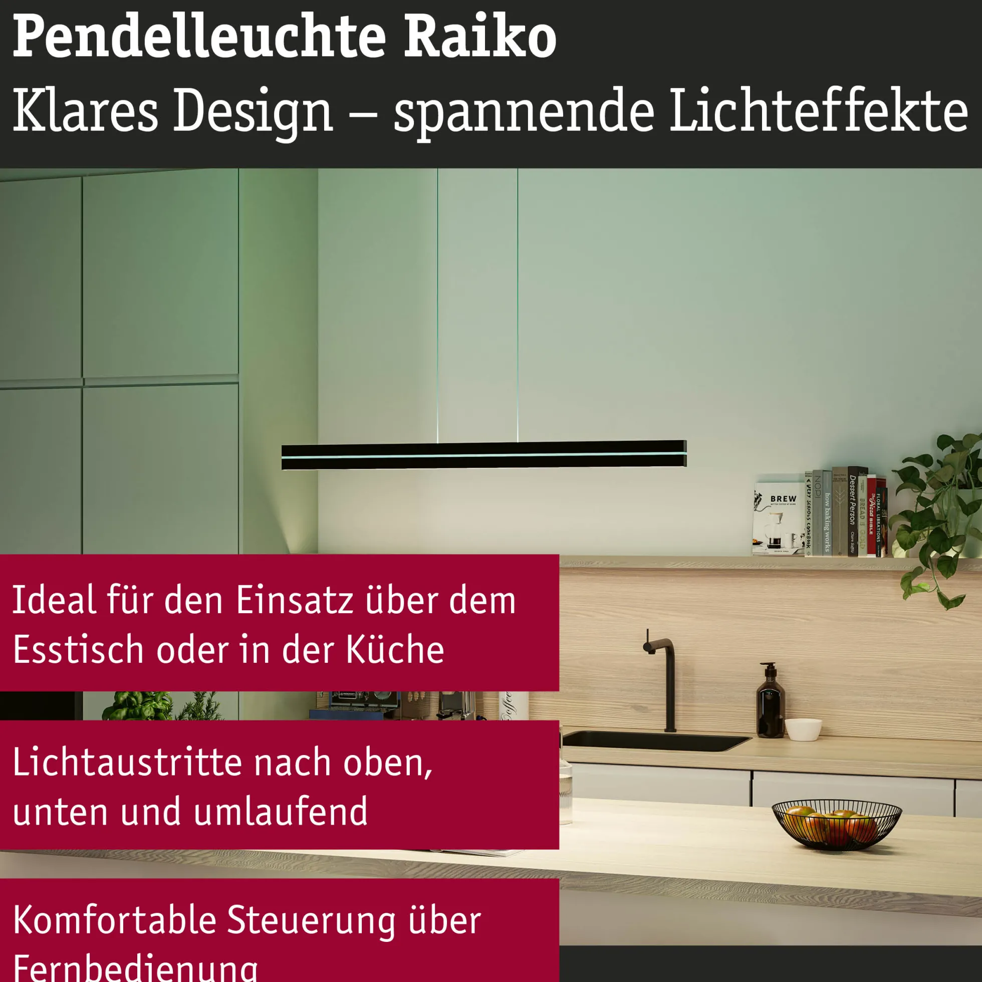 LED Pendelleuchte - Raiko