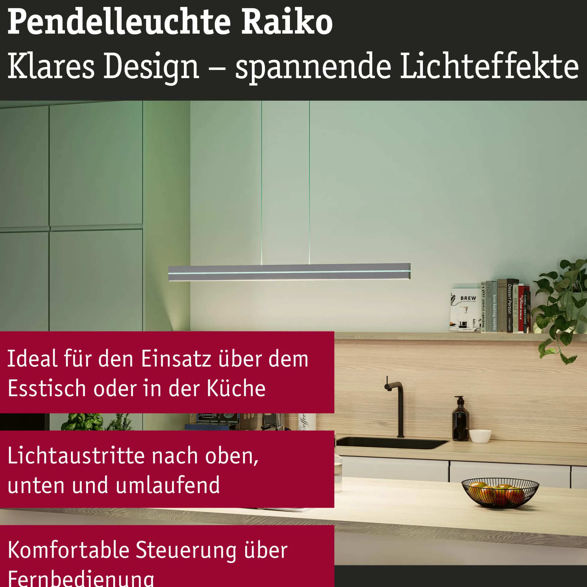 LED Pendelleuchte - Raiko
