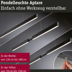 LED Pendelleuchte Smart Home Zigbee 3.0 - Aptare