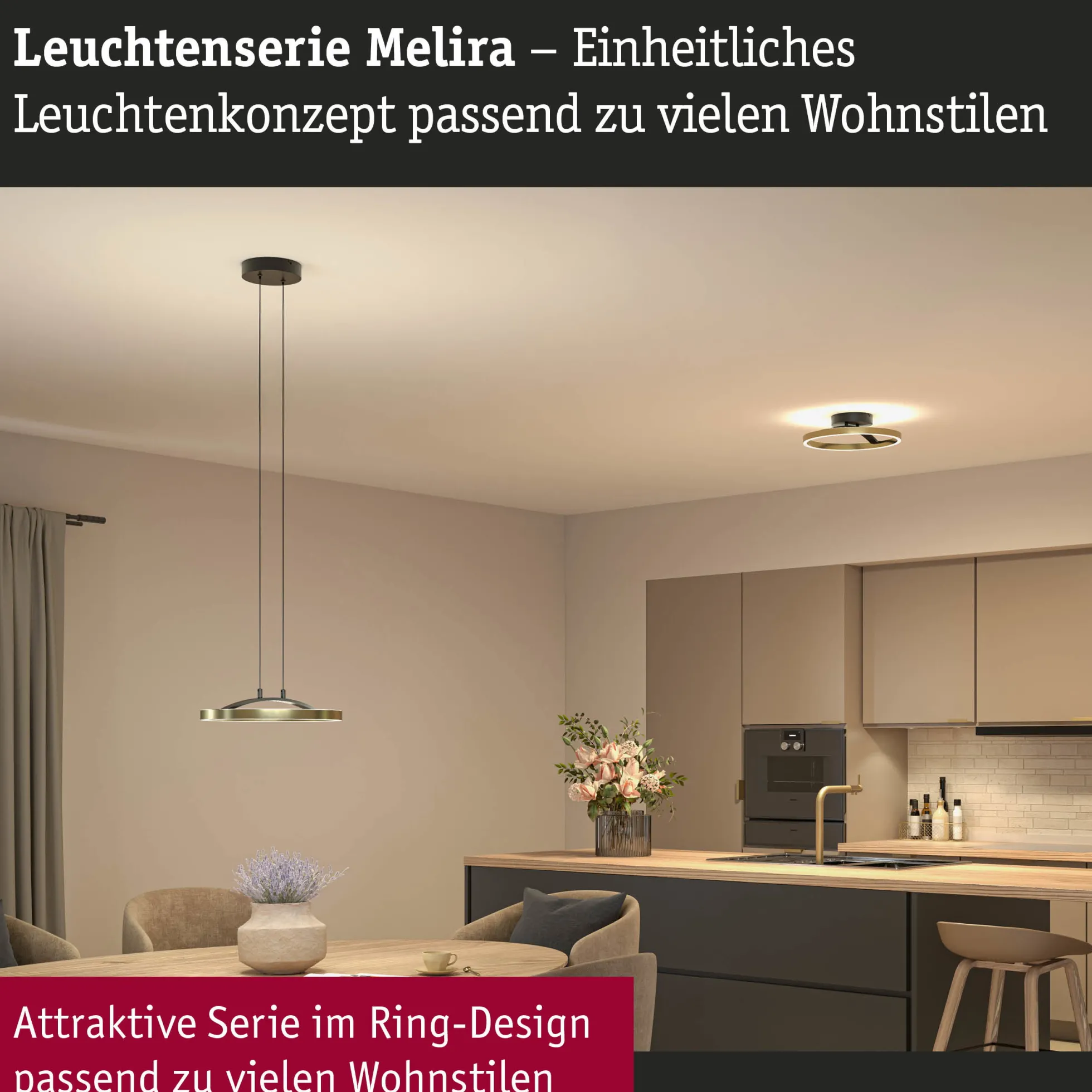 LED Pendelleuchte 3-Step-Dim - Melira