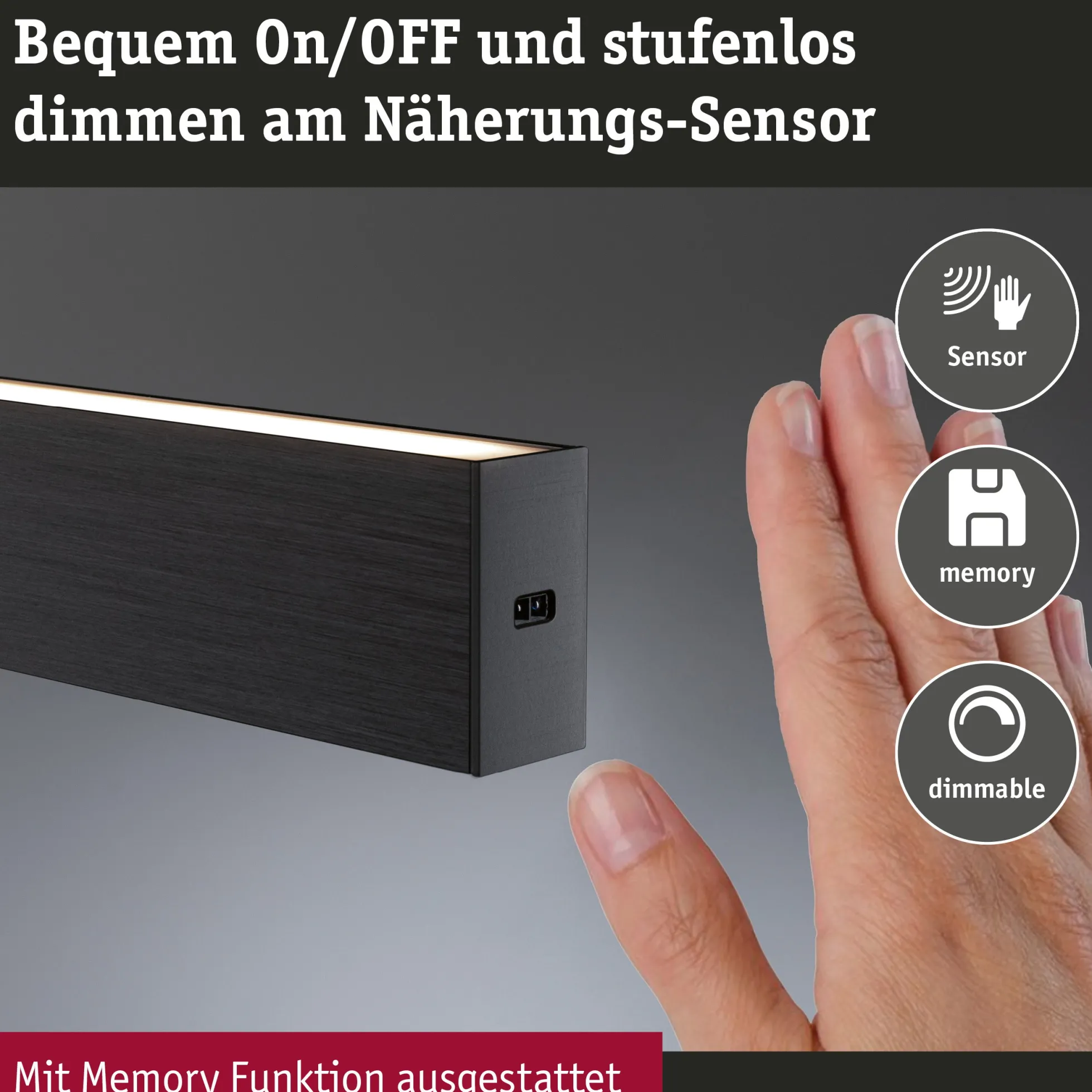 LED Pendelleuchte Touchless Sensor - Aptare