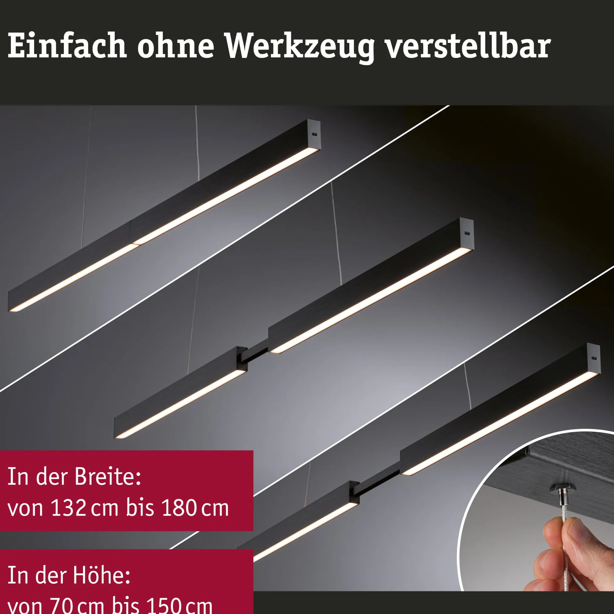 LED Pendelleuchte Touchless Sensor - Aptare