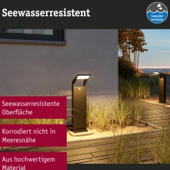 LED Pollerleuchte - Juntea Dämmerungsgesteuerter Bewegungsmelder (IR)