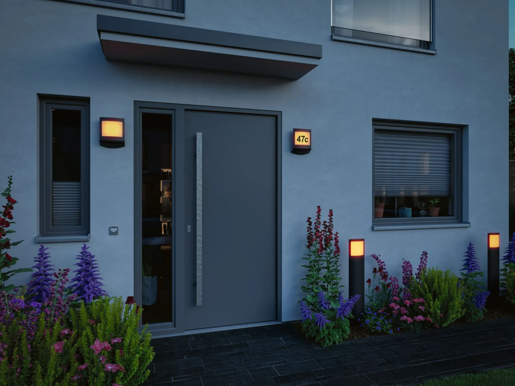 LED Pollerleuchte Smart Home Zigbee 3.0 - Padea insektenfreundlich