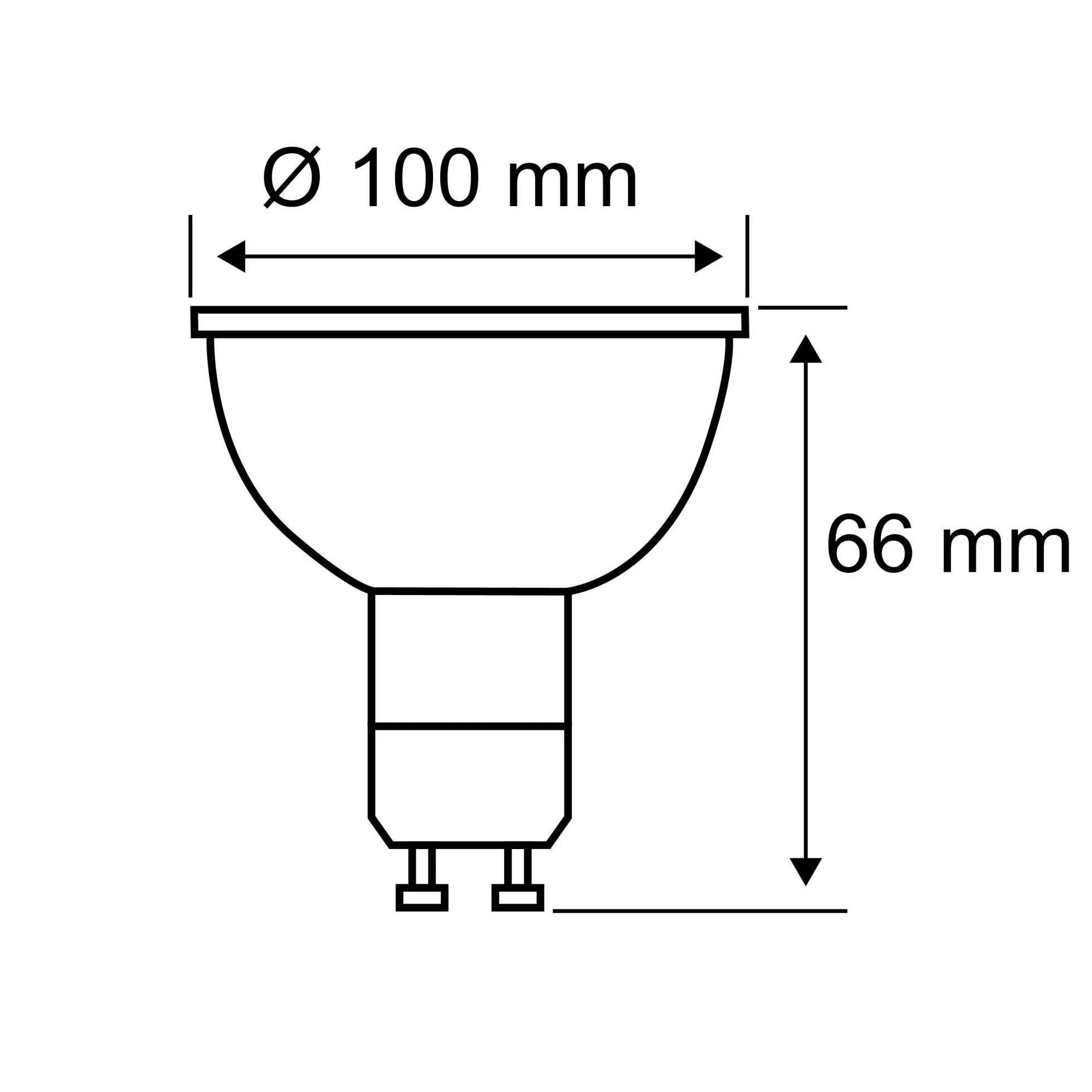 LED Reflektor 3-Step-Dim - LED Reflektor 3-Step-Dim GU10 230V 170lm 4,9W 1900K dimmbar Schwarz/Gold