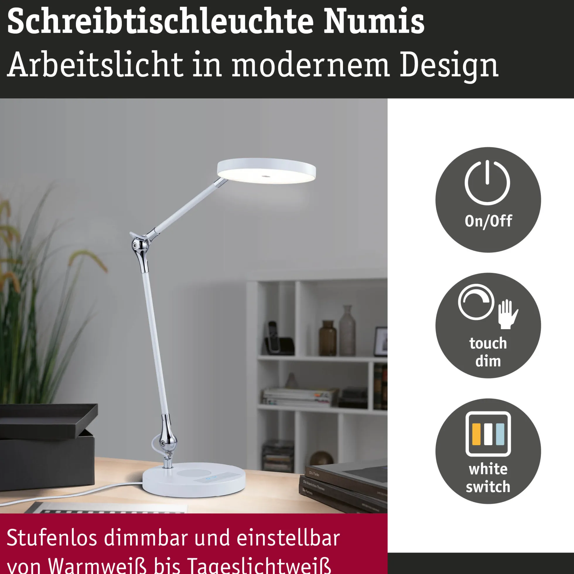 LED Schreibtischleuchte - Numis