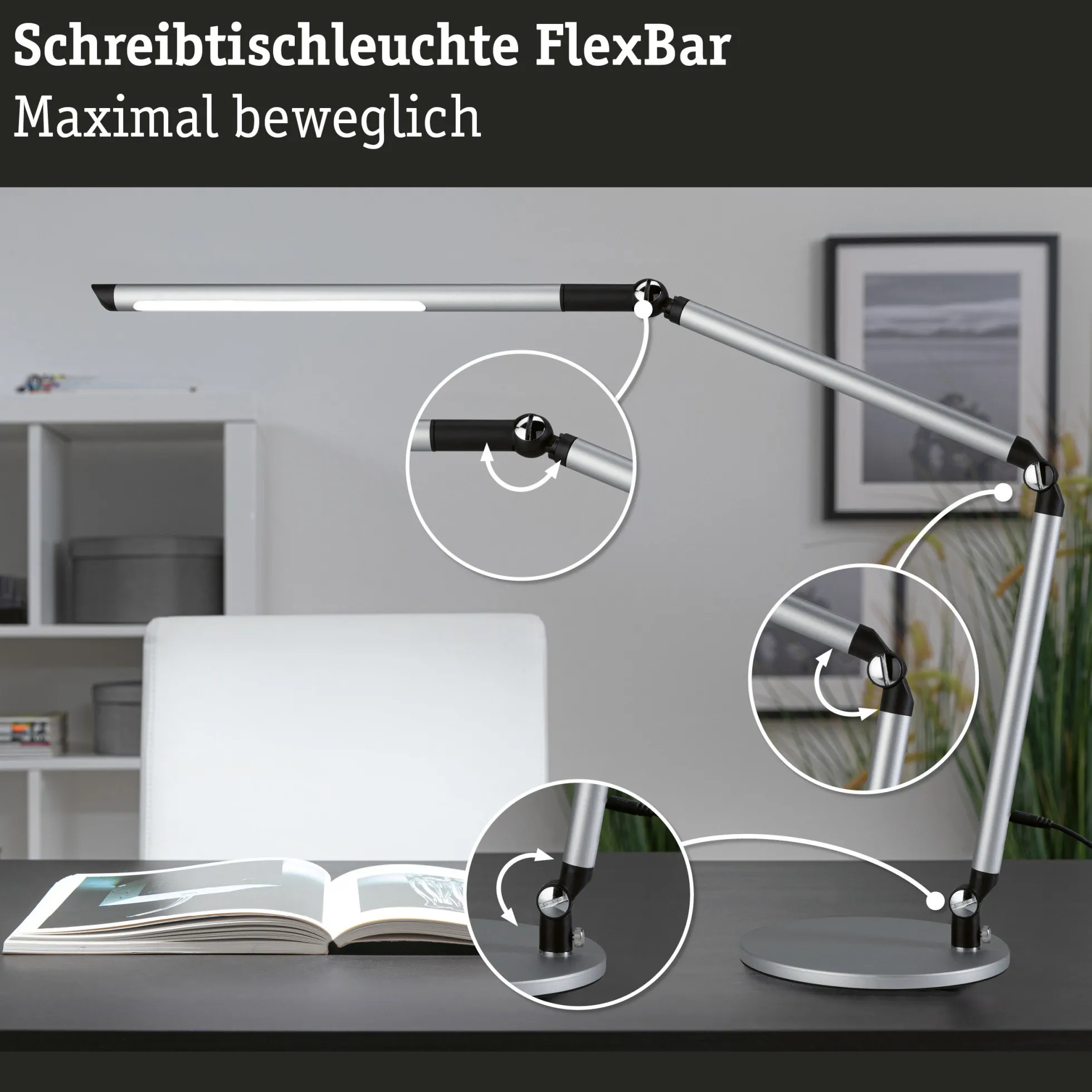 LED Schreibtischleuchte 3-Step-Dim - FlexBar