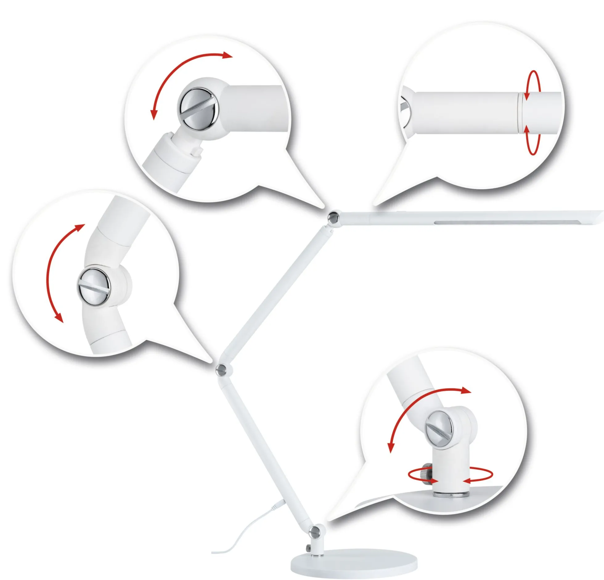LED Schreibtischleuchte 3-Step-Dim - FlexBar