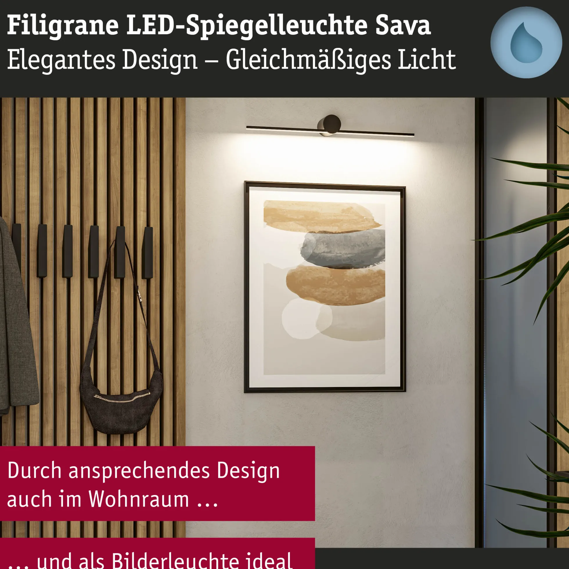 LED Spiegelleuchte - Sava