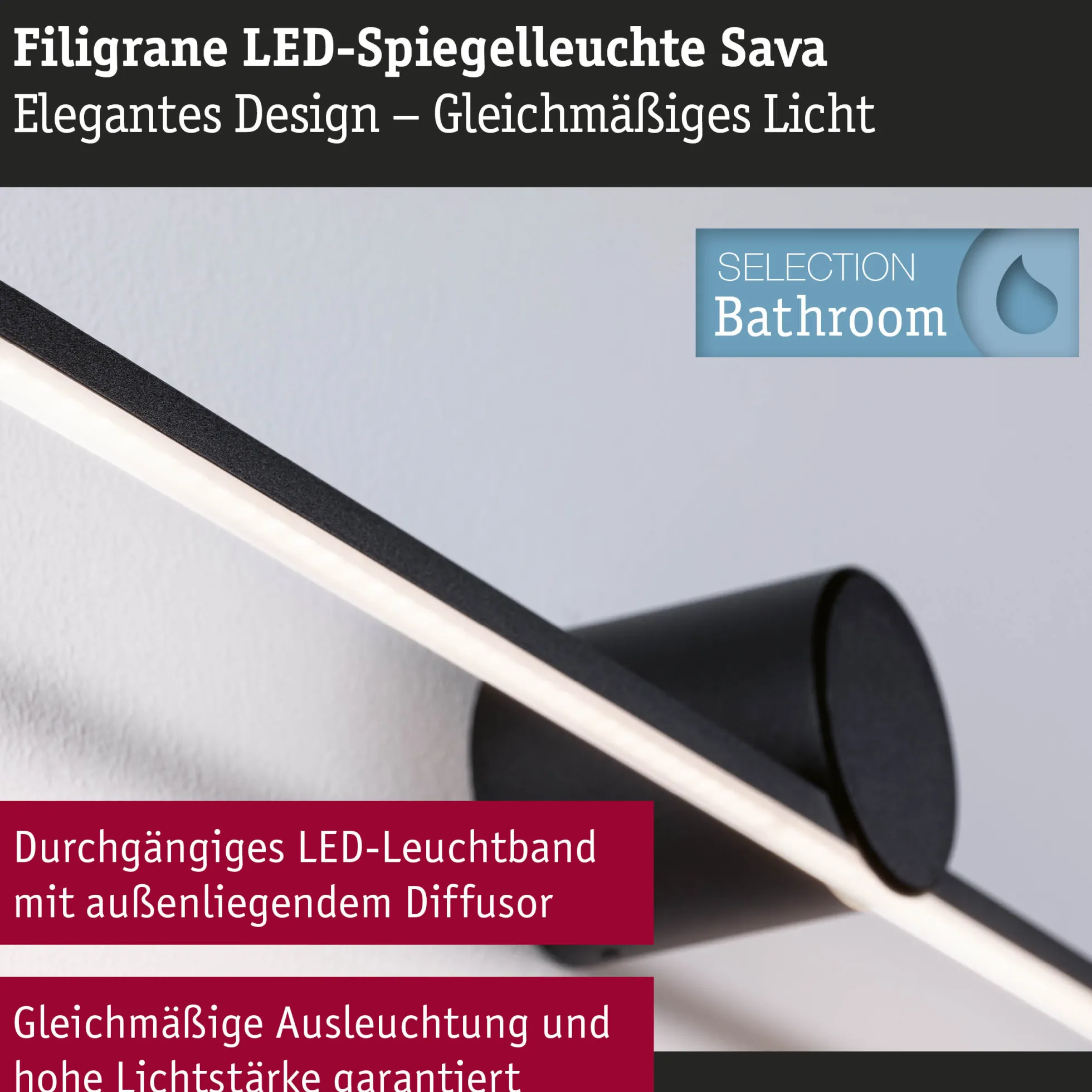 LED Spiegelleuchte - Sava