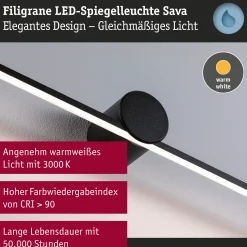 LED Spiegelleuchte - Sava