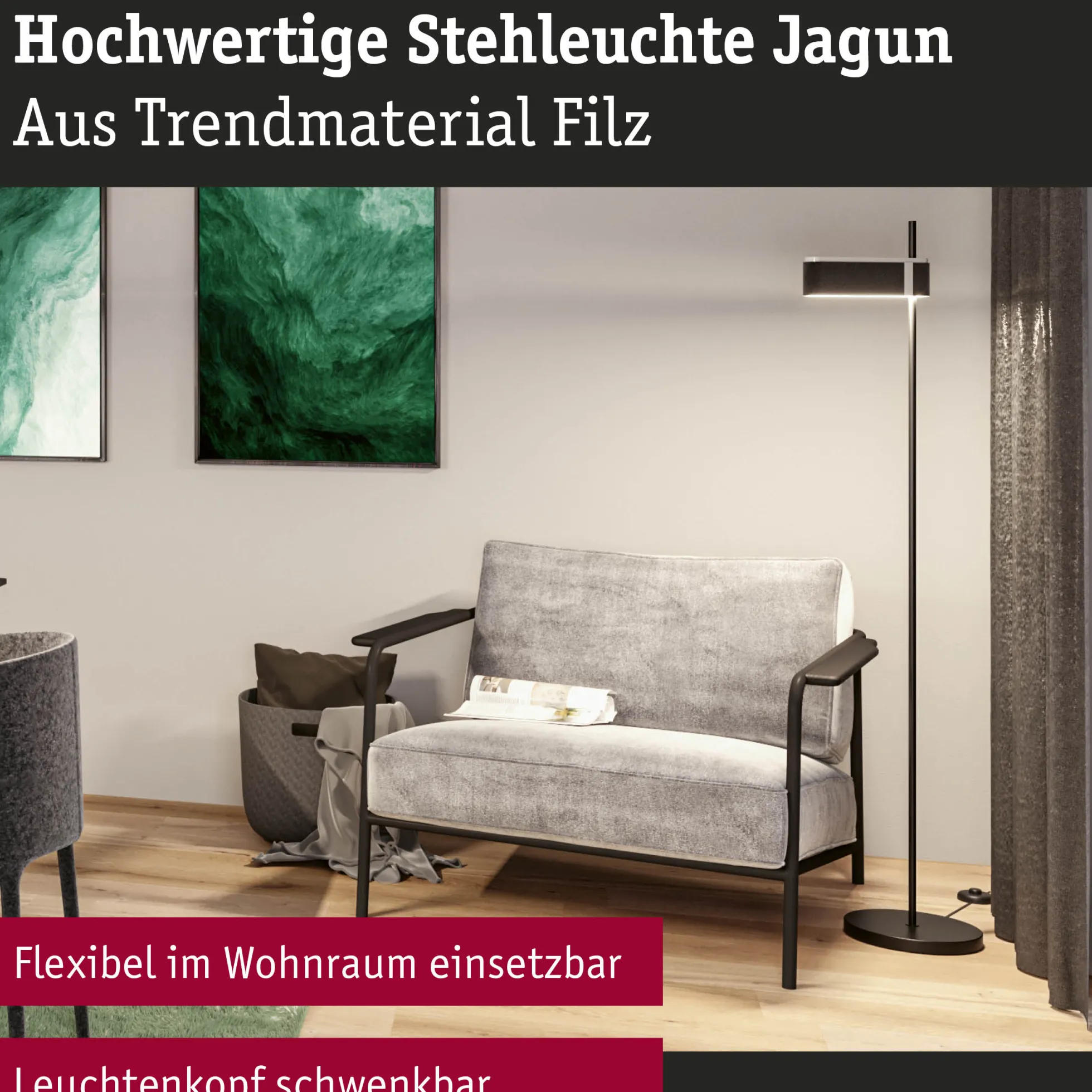 LED Stehleuchte 3-Step-Dim - Jagun