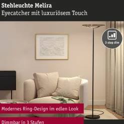 LED Stehleuchte 3-Step-Dim - Melira