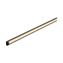 LED Strip Profil - Base Schwarzer Diffusor 2m