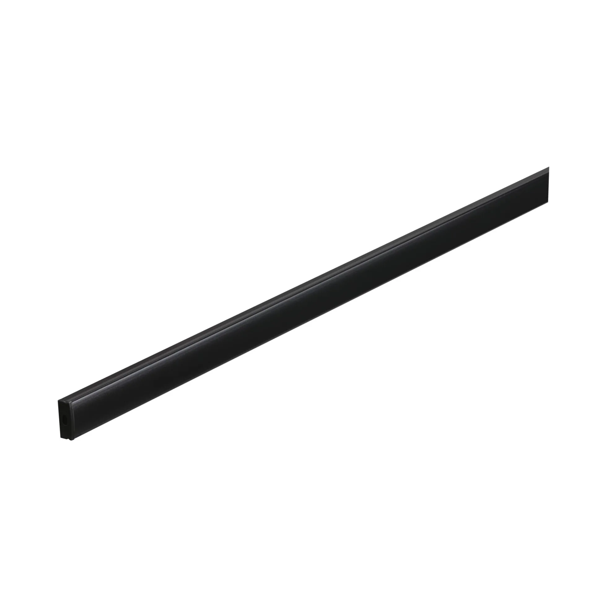 LED Strip Profil - Base Schwarzer Diffusor 2m