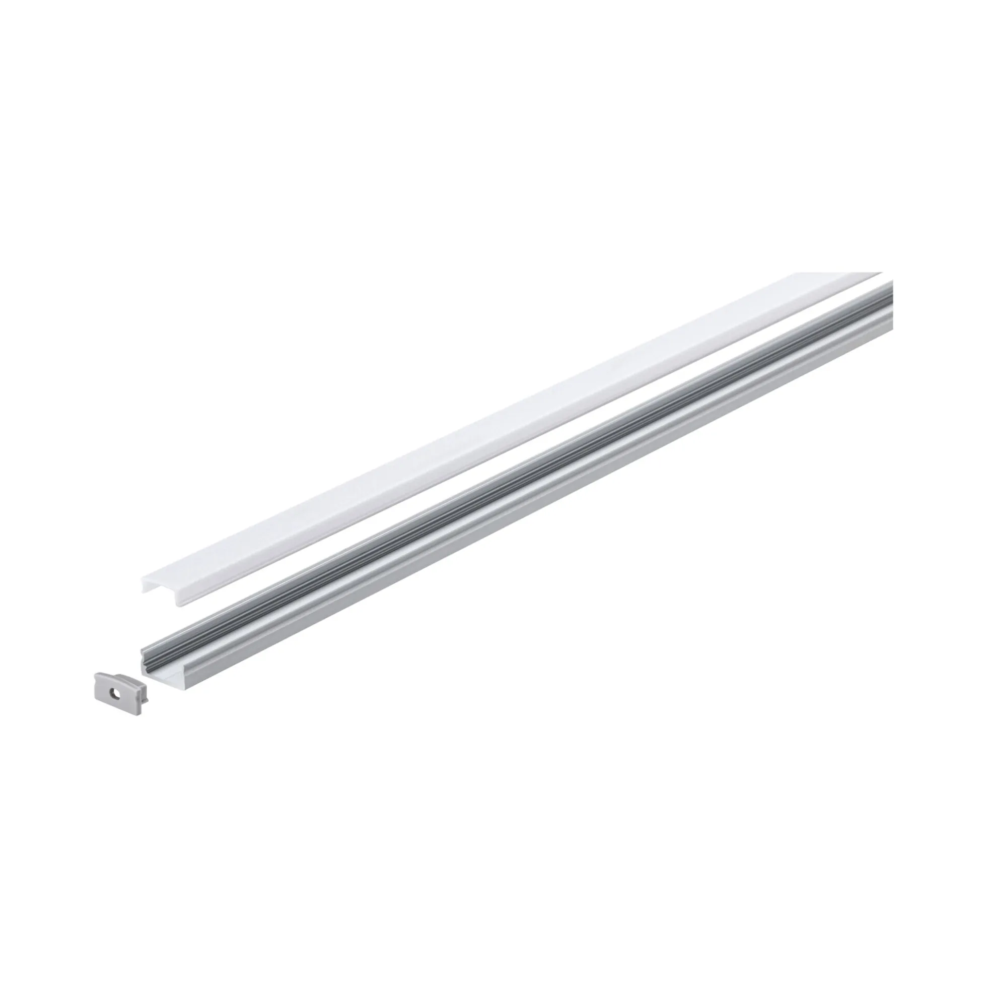 LED Strip Profil - Base Weißer Diffusor 2m