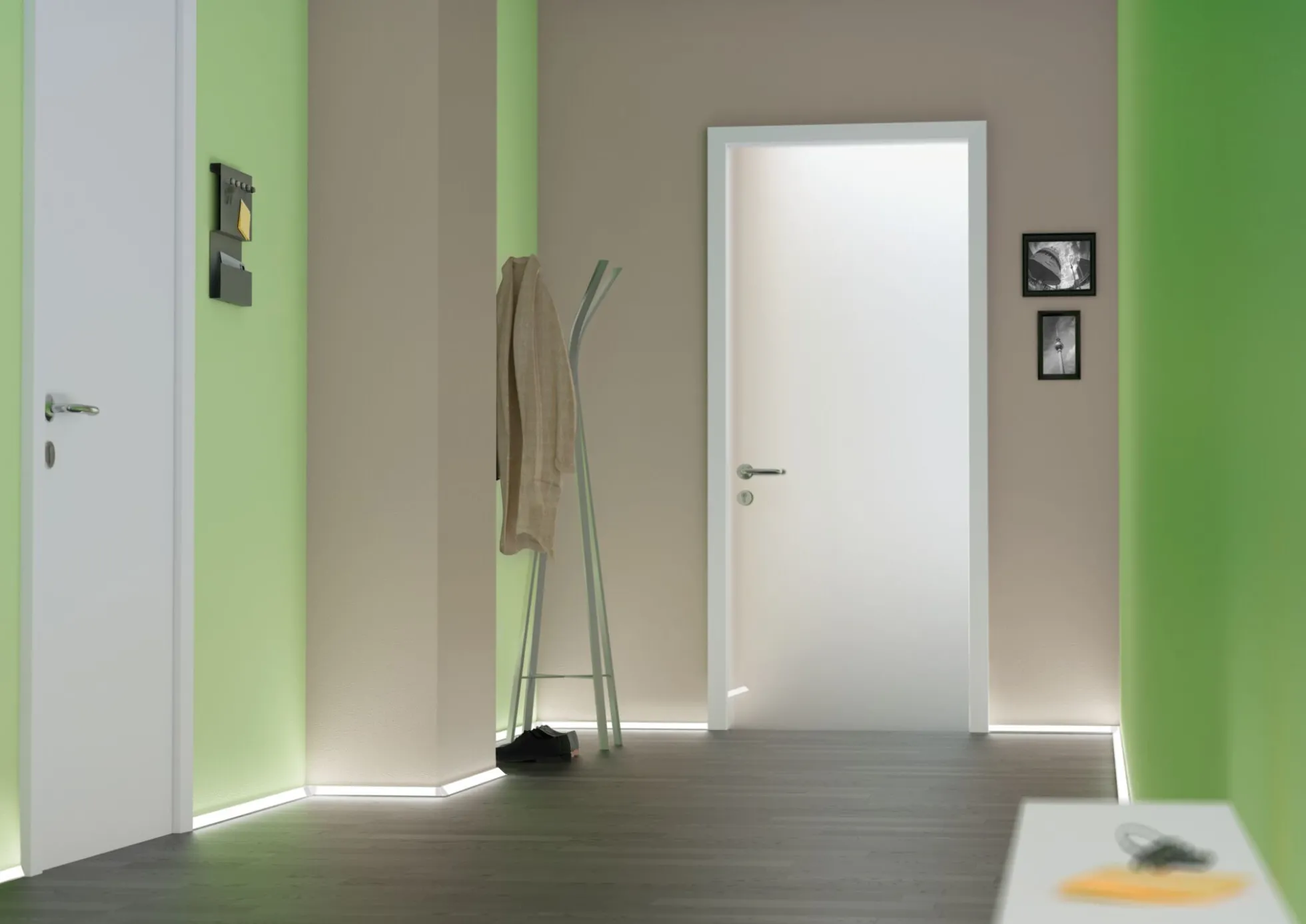LED Strip Profil - Delta Cover 4er Set