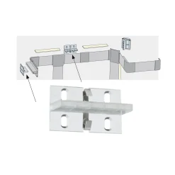 LED Strip Profil - Duo Fixture 4er Set
