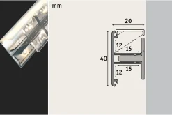 LED Strip Profil - Duo 1m