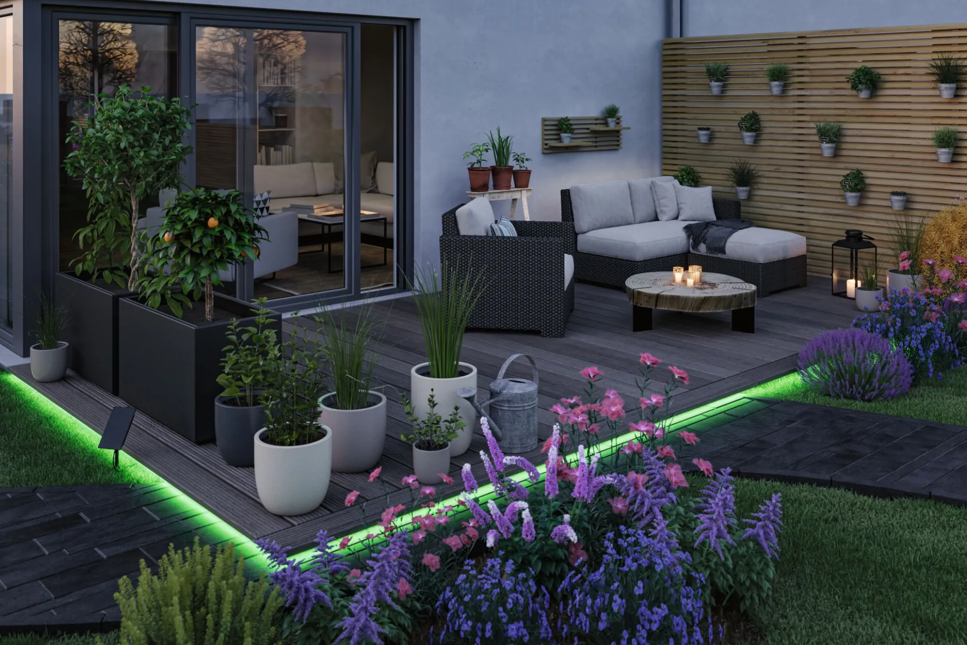 LED Stripe Solar - inkl. Fernbedienung