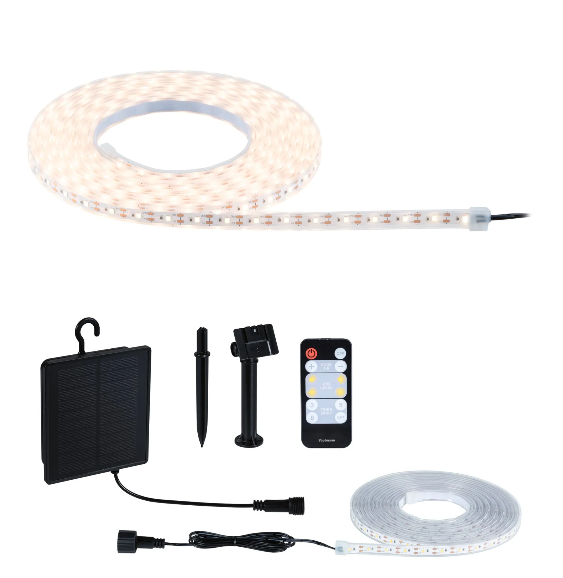 LED Stripe Solar - inkl. Fernbedienung