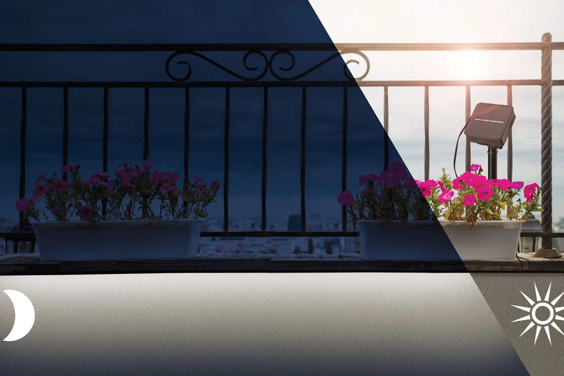 LED Stripe Solar - 3m inkl. Dämmerungssensor und Akku