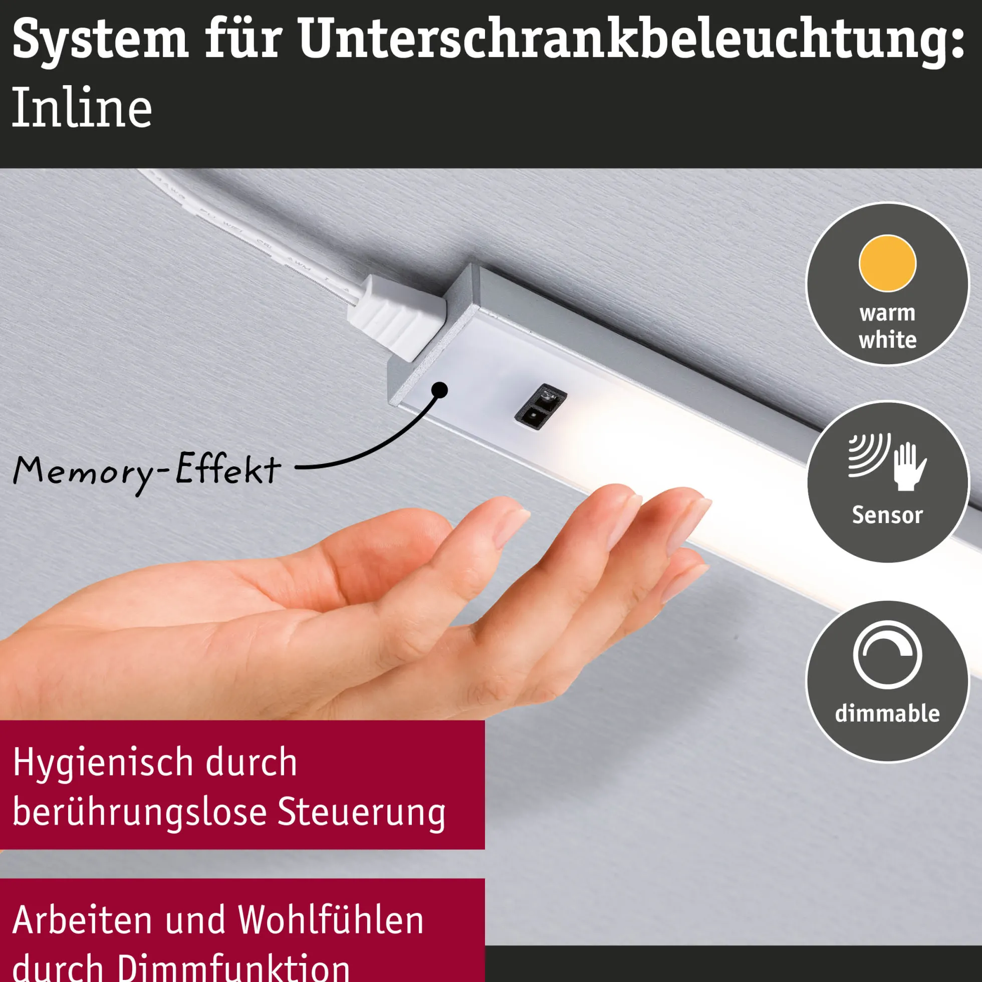 LED Unterschrankleuchte - Inline Erweiterungsset