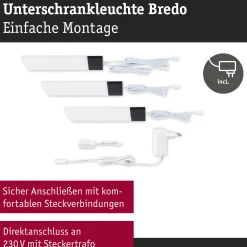 LED Unterschrankleuchte - Bredo Näherungsensor 3er-Set