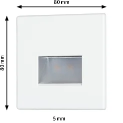 LED Wandeinbauleuchte - Edge Quadro