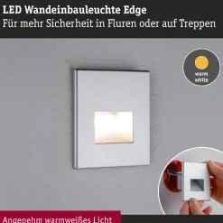 LED Wandeinbauleuchte - Edge Quadro