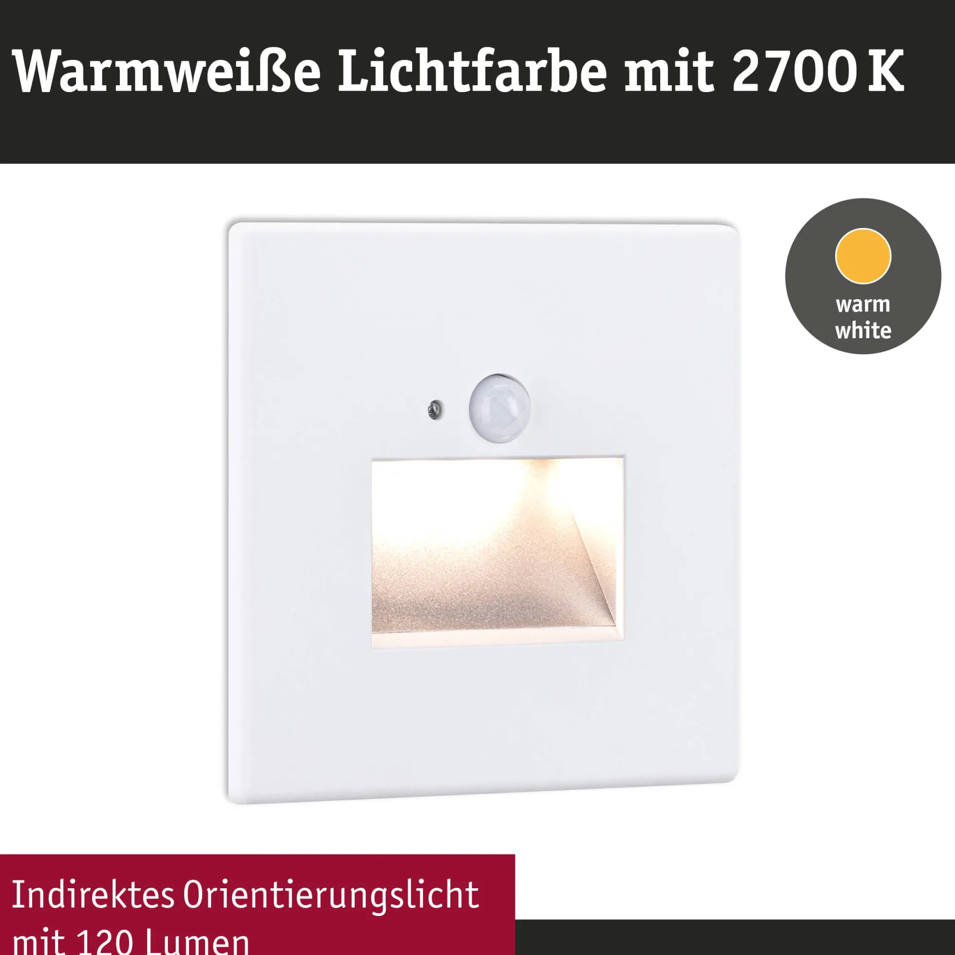 LED Wandeinbauleuchte - Edge Quadro